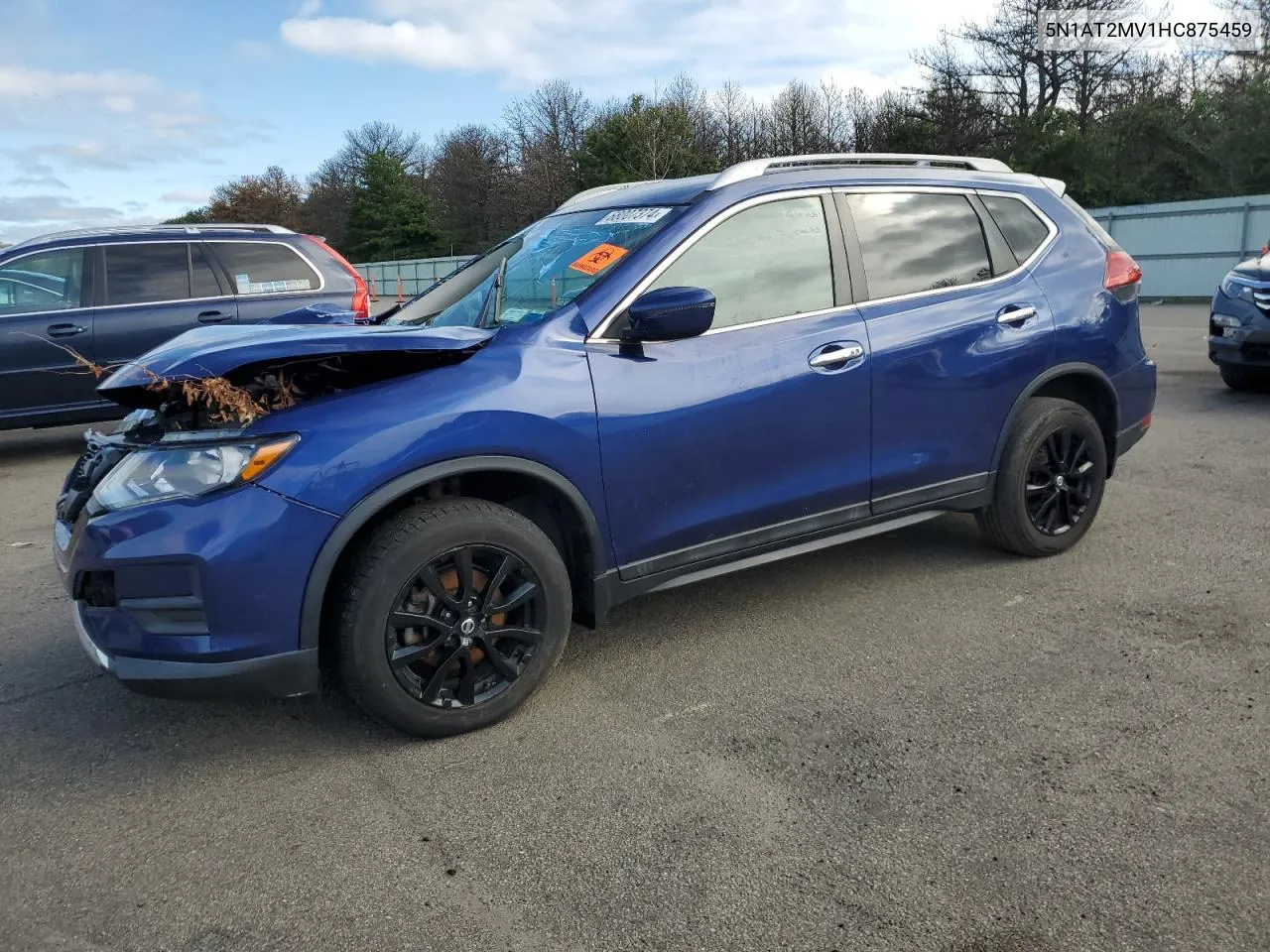 2017 Nissan Rogue Sv VIN: 5N1AT2MV1HC875459 Lot: 68007374