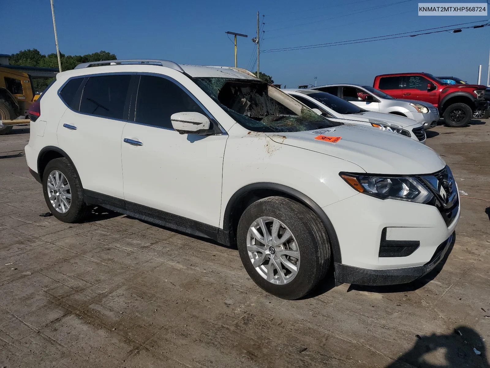 2017 Nissan Rogue S VIN: KNMAT2MTXHP568724 Lot: 68061454