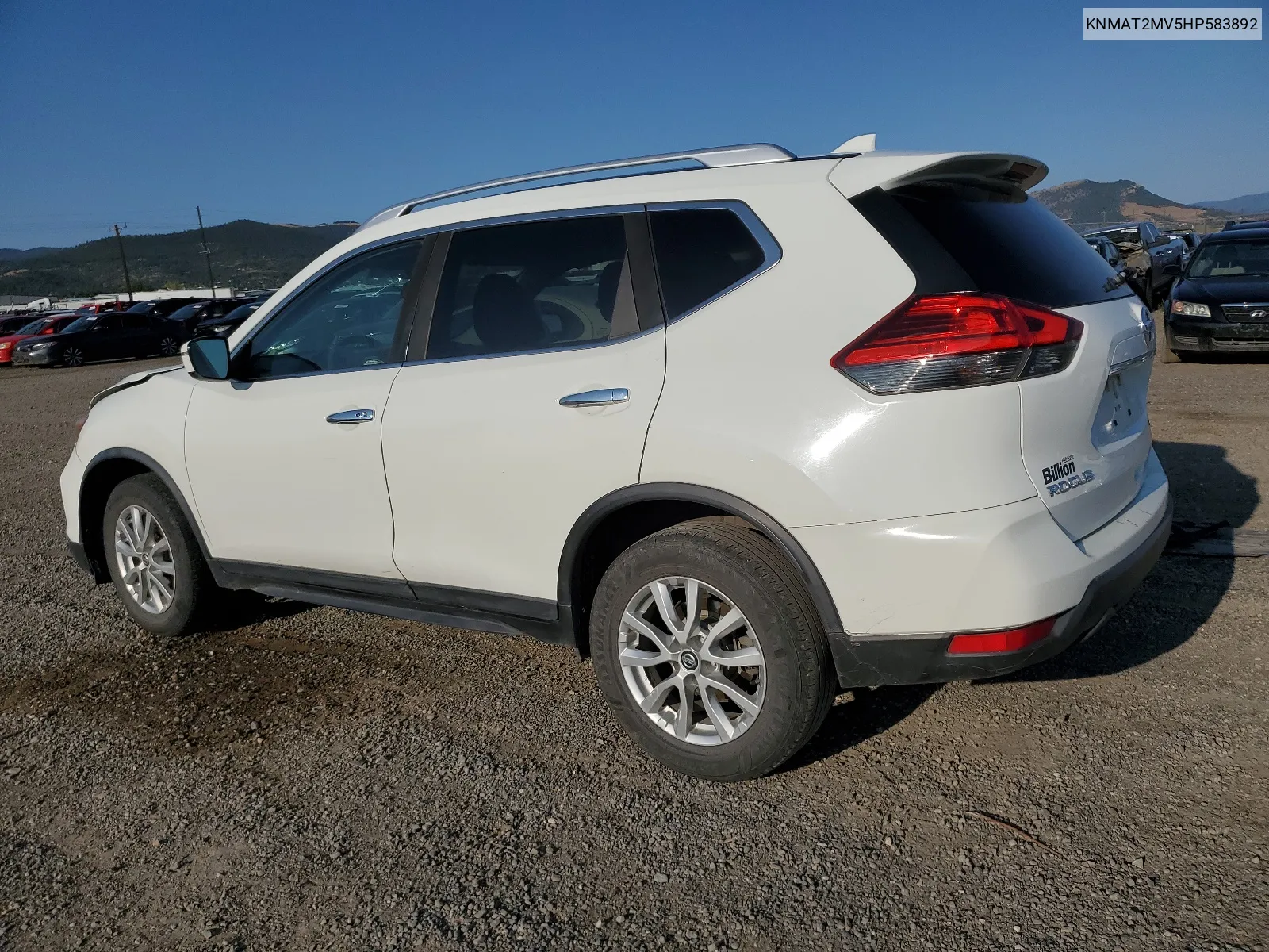 2017 Nissan Rogue S VIN: KNMAT2MV5HP583892 Lot: 68094294