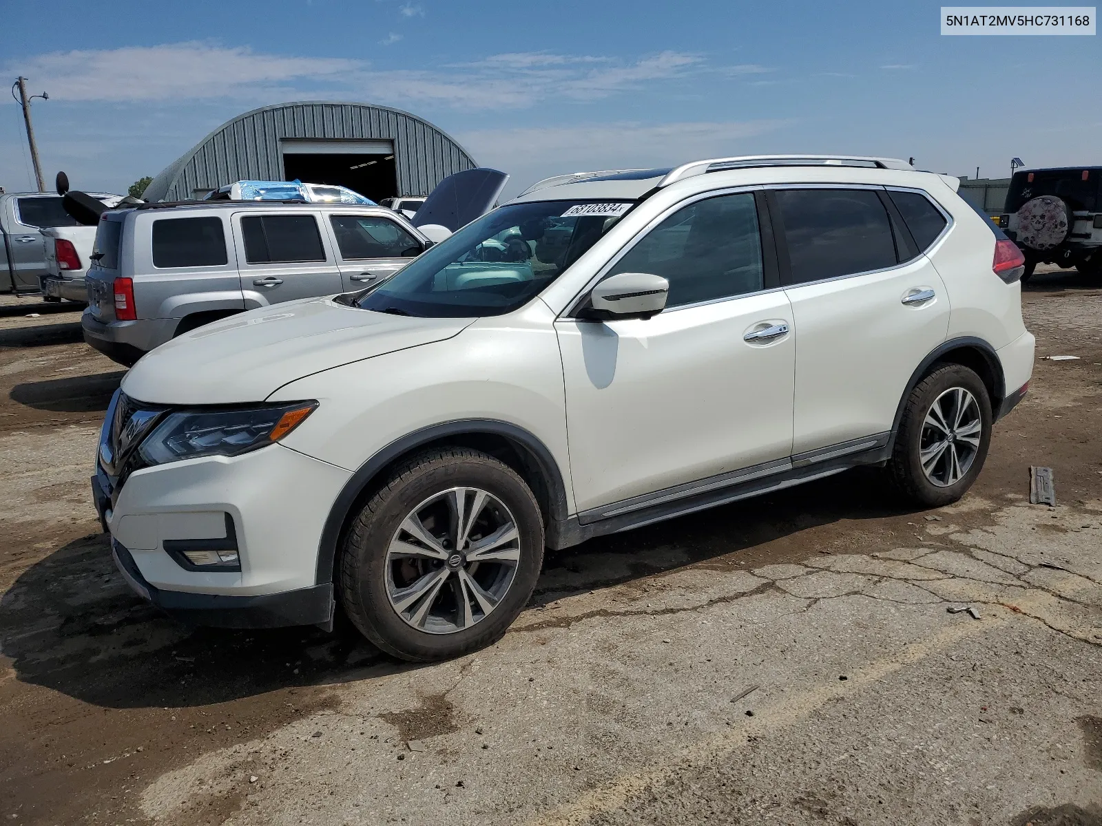 2017 Nissan Rogue Sv VIN: 5N1AT2MV5HC731168 Lot: 68103834