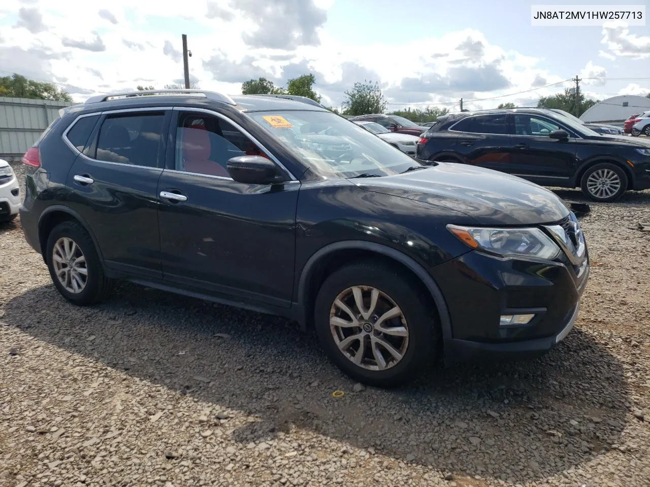 2017 Nissan Rogue S VIN: JN8AT2MV1HW257713 Lot: 68251404