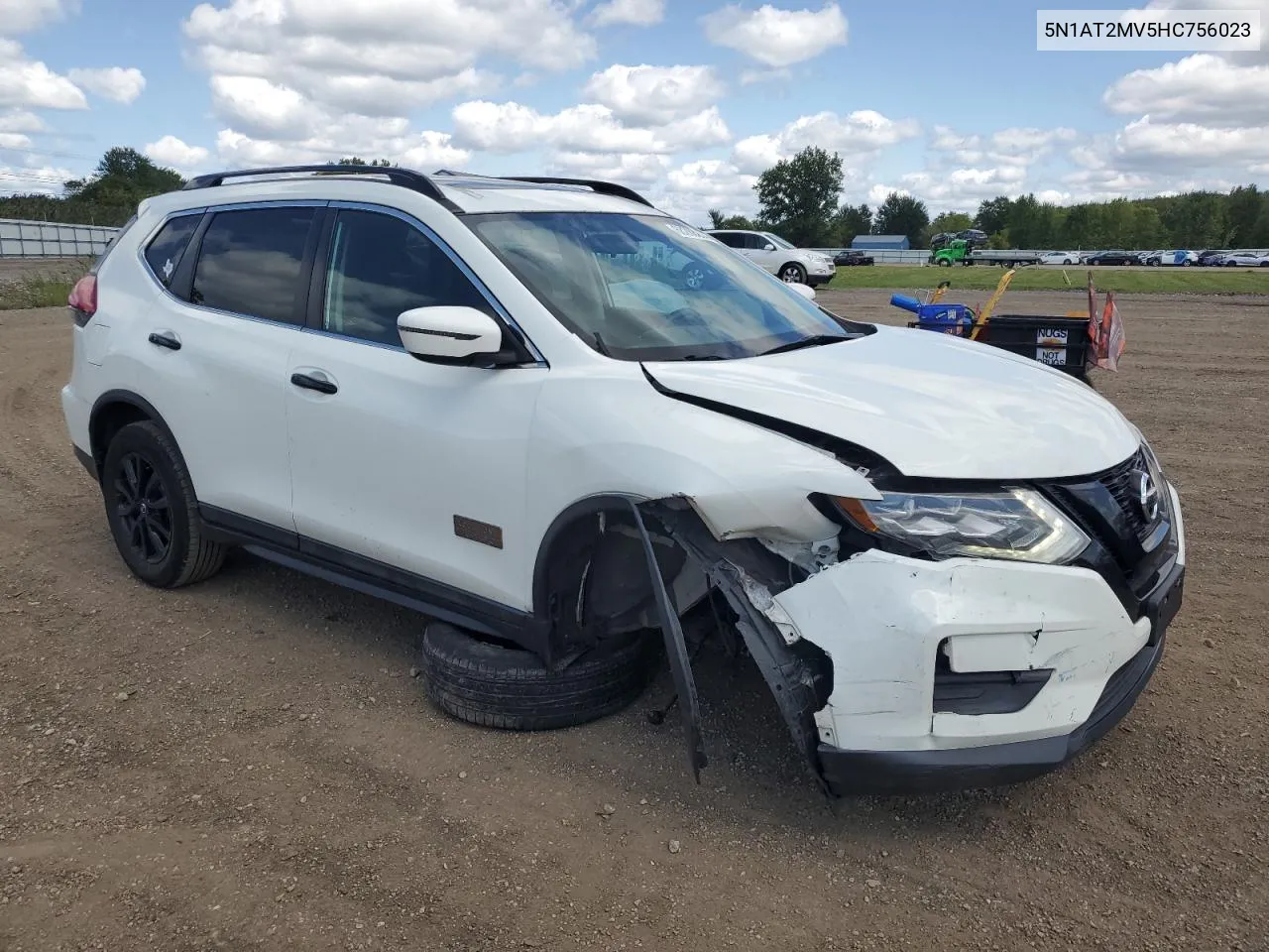 2017 Nissan Rogue Sv VIN: 5N1AT2MV5HC756023 Lot: 68288204