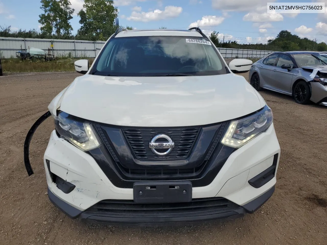 2017 Nissan Rogue Sv VIN: 5N1AT2MV5HC756023 Lot: 68288204