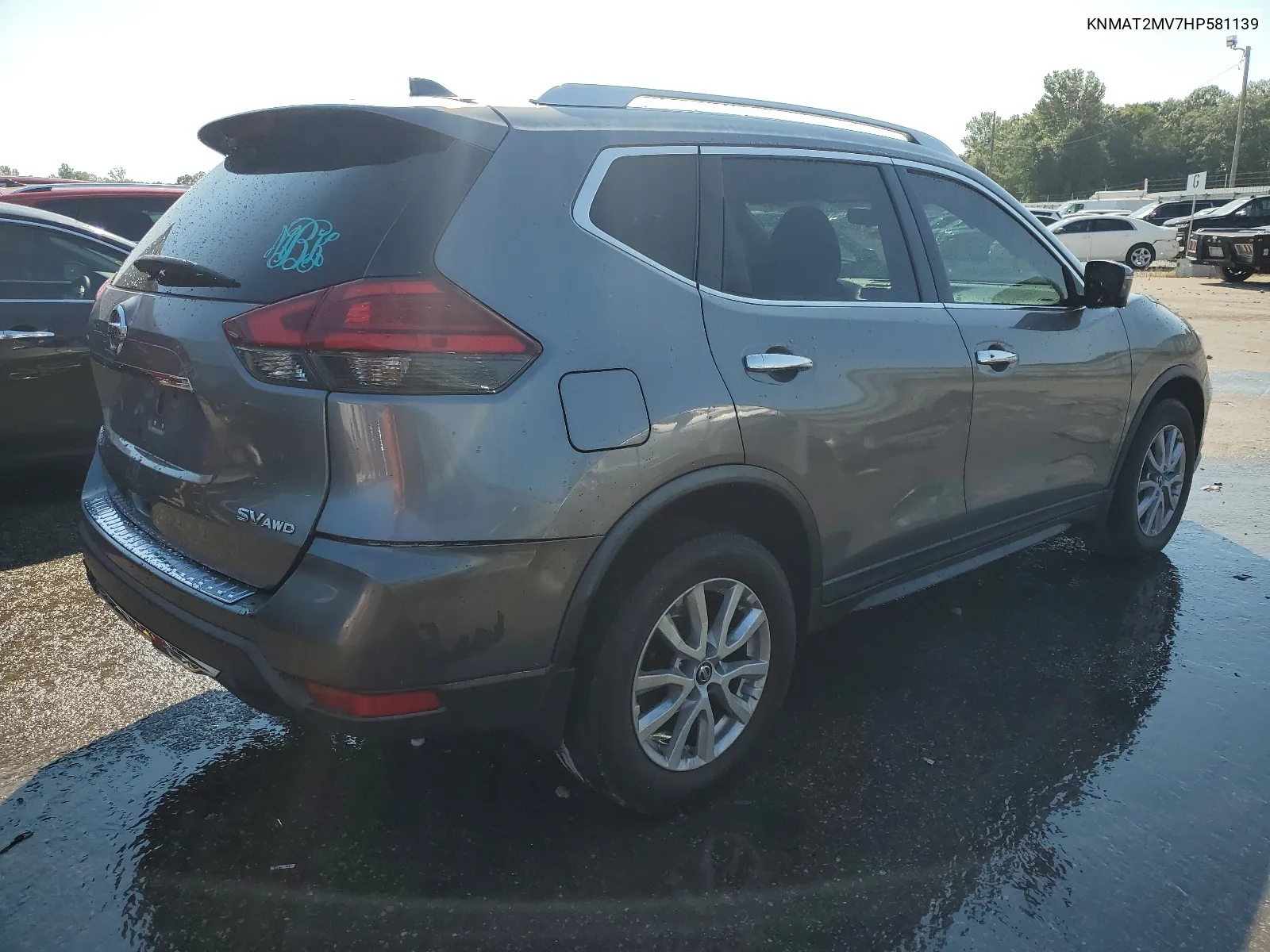 2017 Nissan Rogue S VIN: KNMAT2MV7HP581139 Lot: 68319664