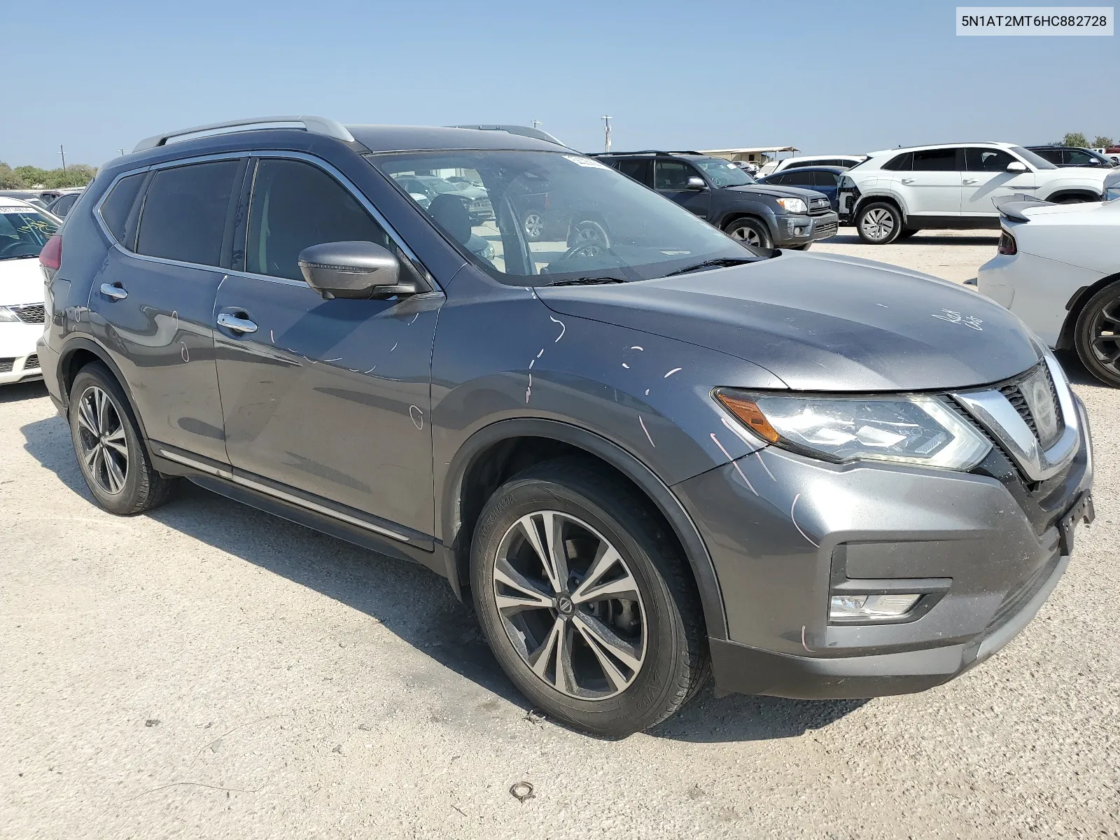 2017 Nissan Rogue S VIN: 5N1AT2MT6HC882728 Lot: 68323634