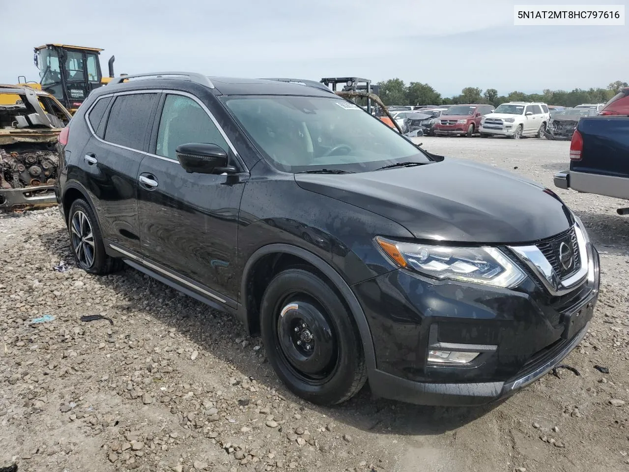 2017 Nissan Rogue S VIN: 5N1AT2MT8HC797616 Lot: 68386774