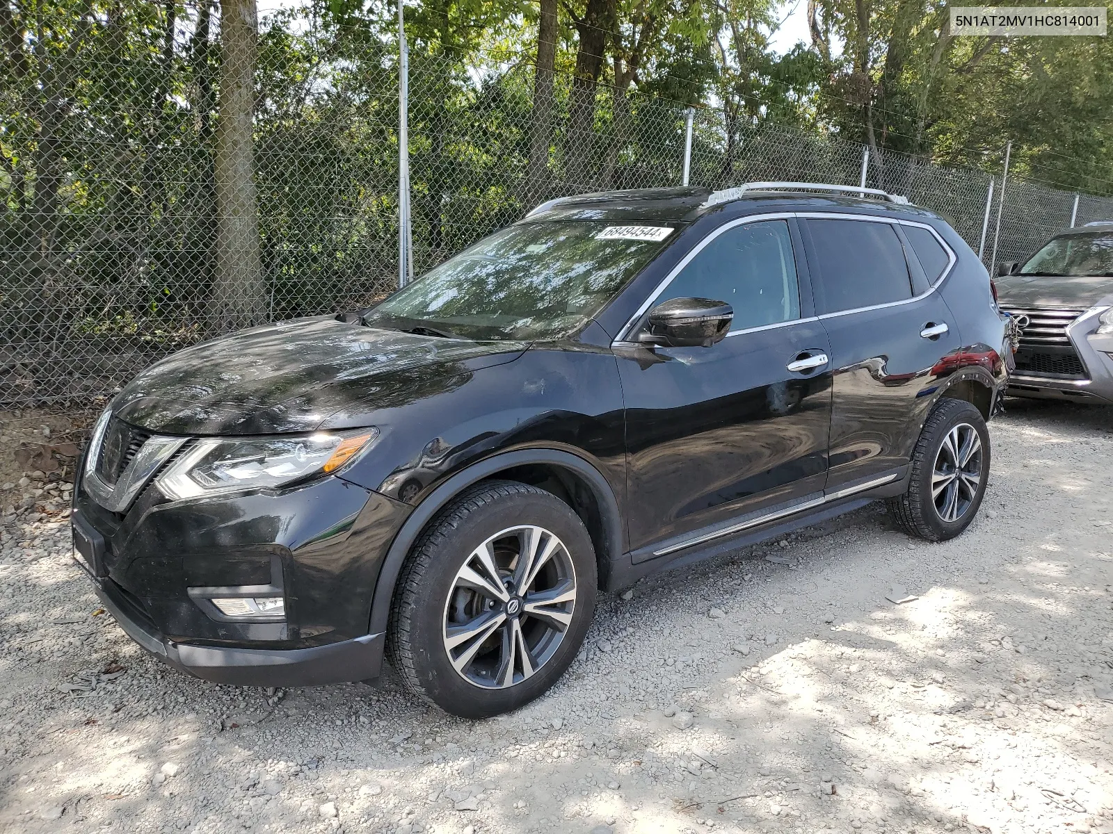 2017 Nissan Rogue Sv VIN: 5N1AT2MV1HC814001 Lot: 68494544