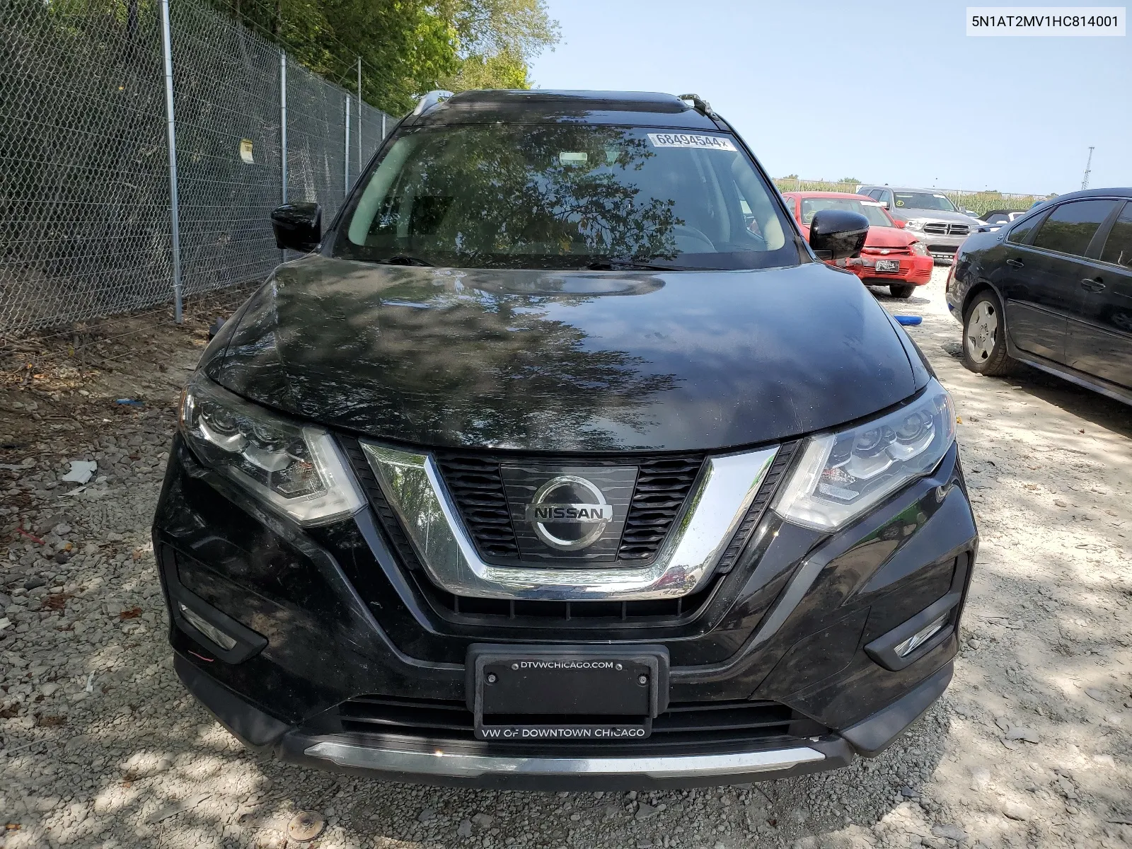 2017 Nissan Rogue Sv VIN: 5N1AT2MV1HC814001 Lot: 68494544