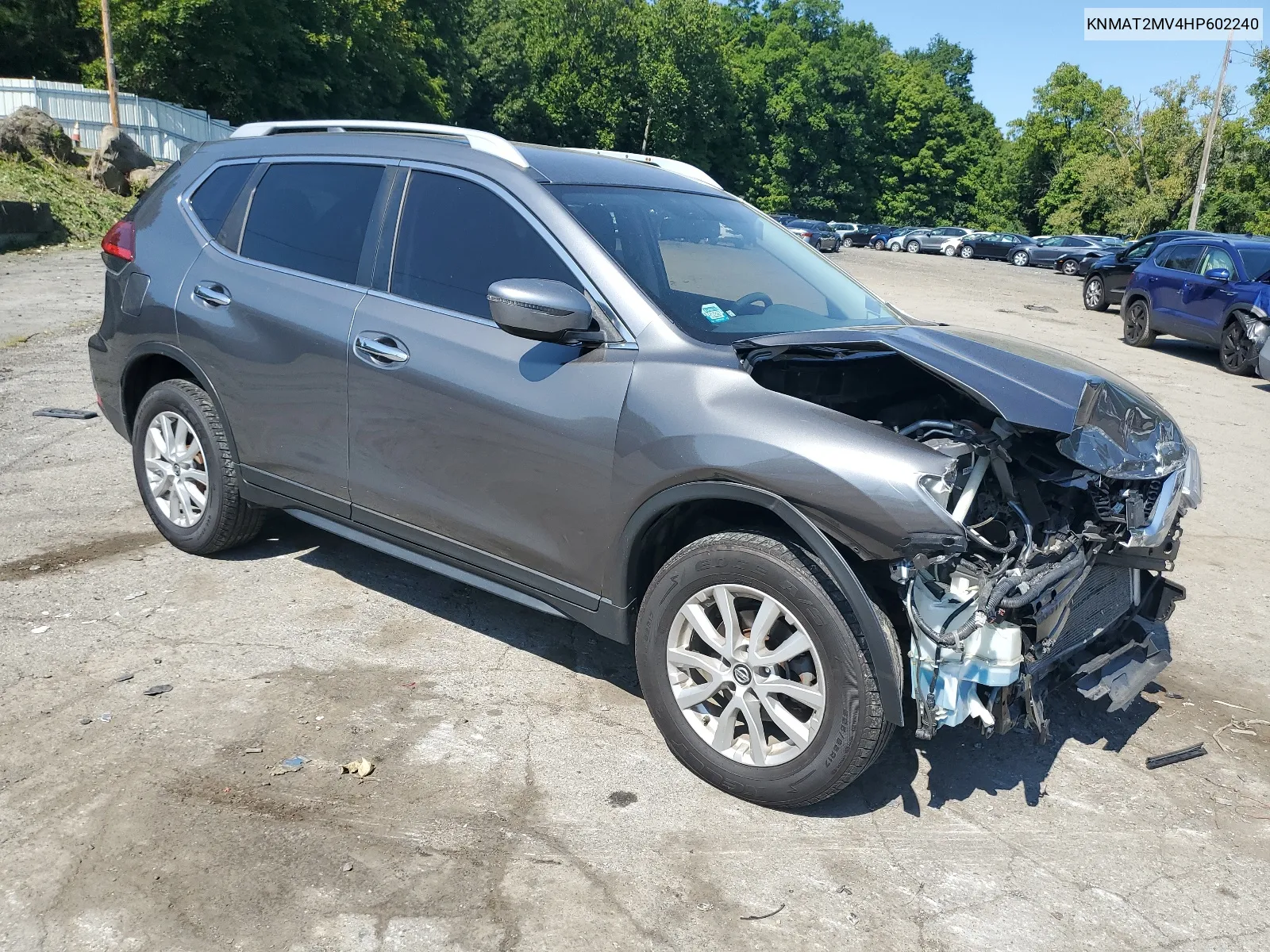 2017 Nissan Rogue S VIN: KNMAT2MV4HP602240 Lot: 68599274