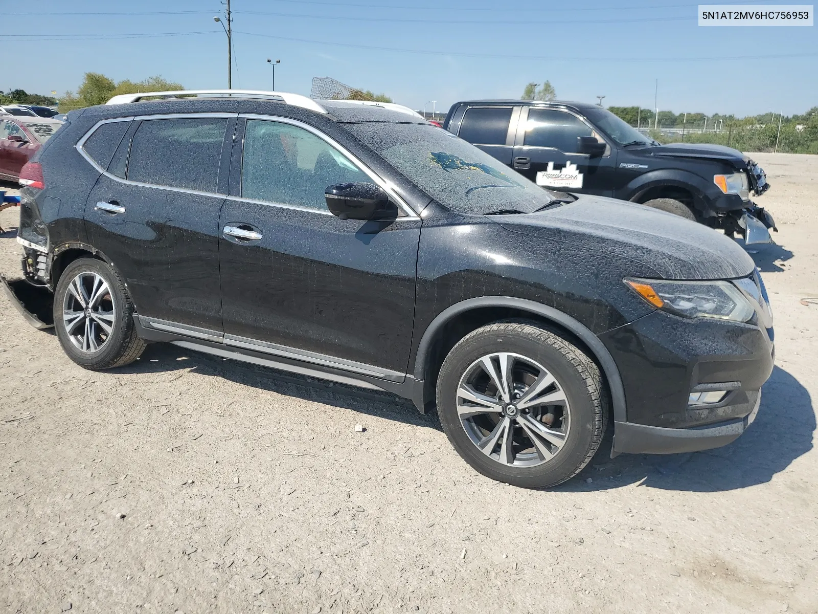 2017 Nissan Rogue Sv VIN: 5N1AT2MV6HC756953 Lot: 68688774