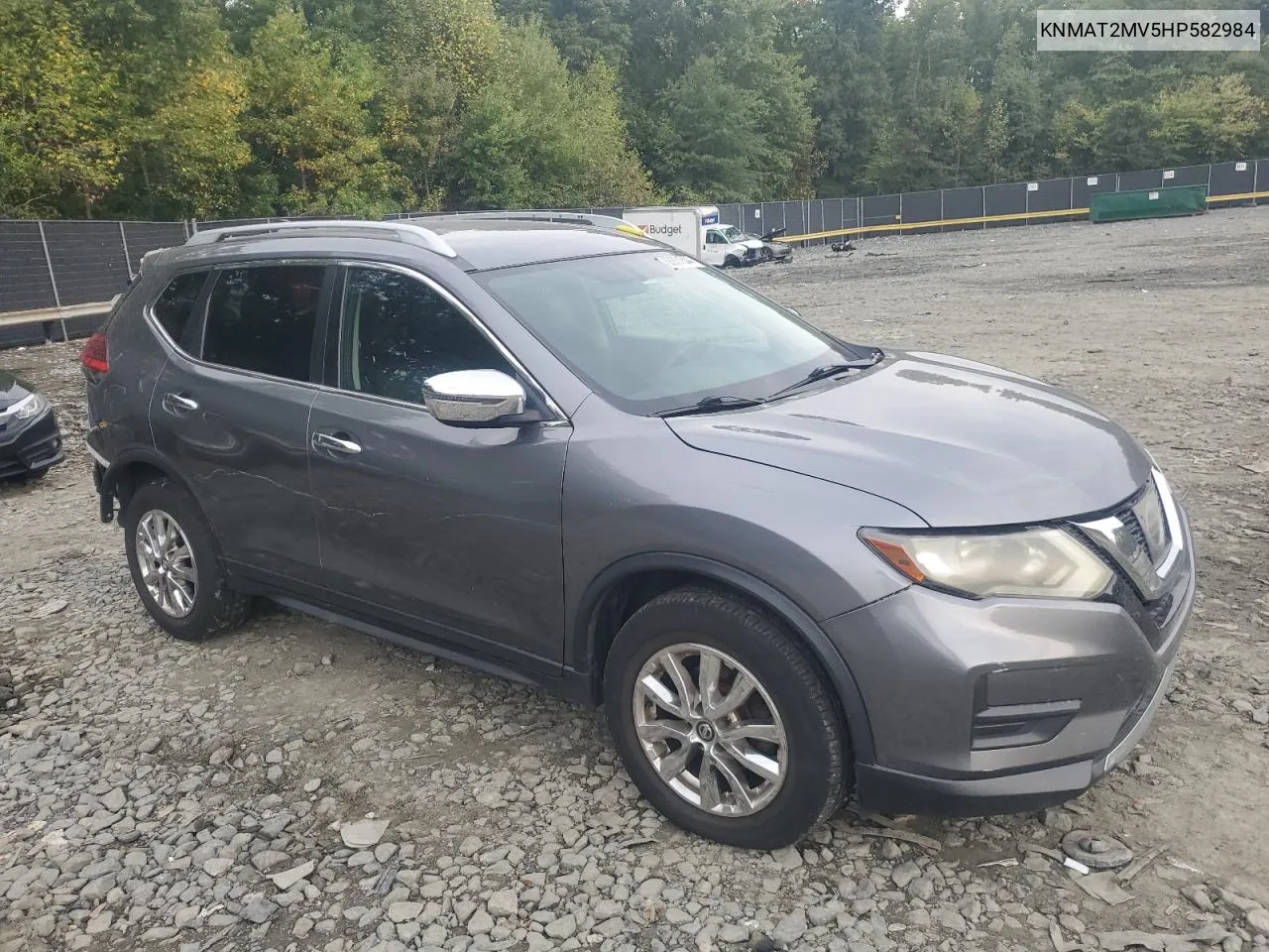 2017 Nissan Rogue S VIN: KNMAT2MV5HP582984 Lot: 68881844