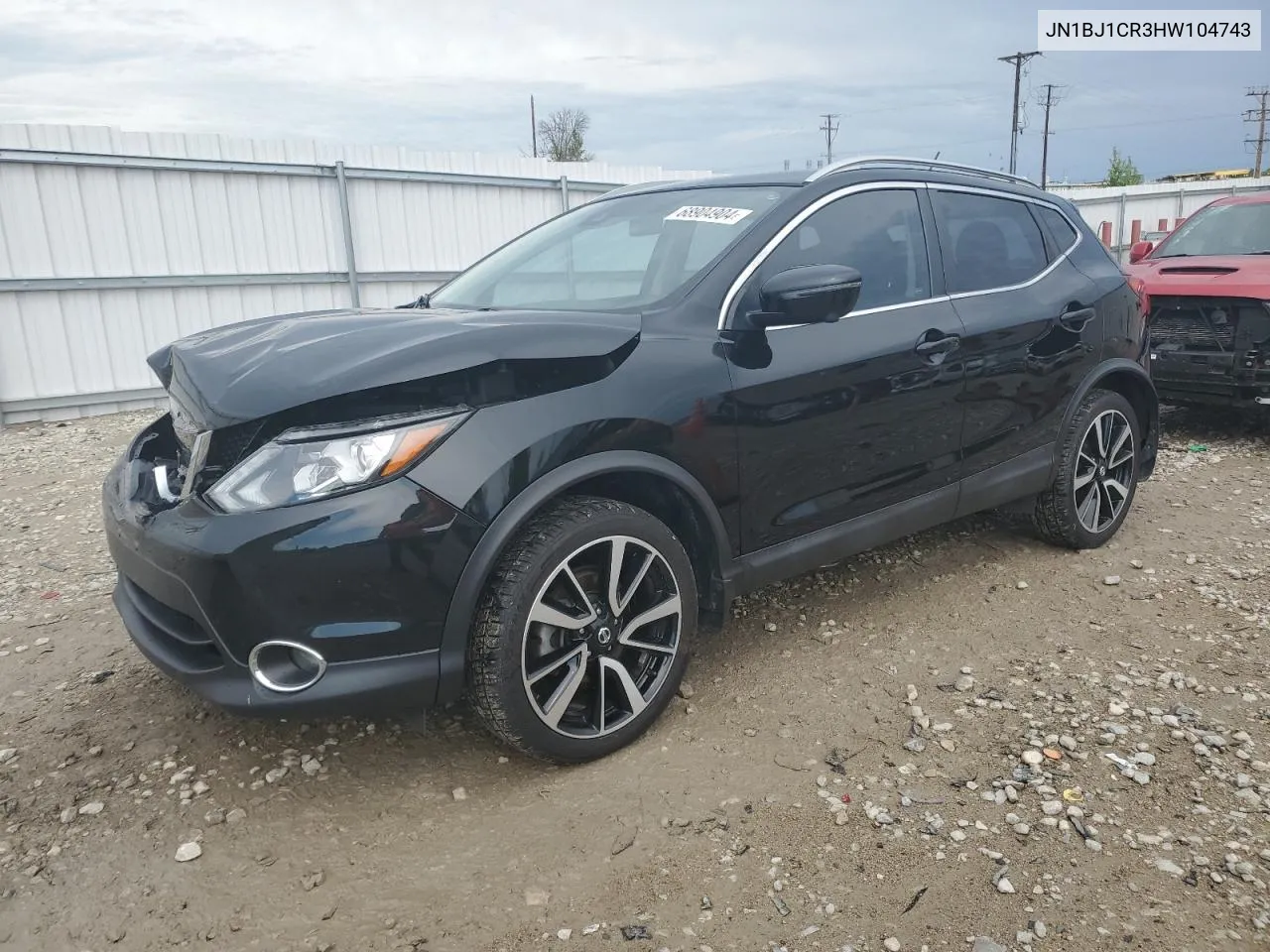 JN1BJ1CR3HW104743 2017 Nissan Rogue Sport S