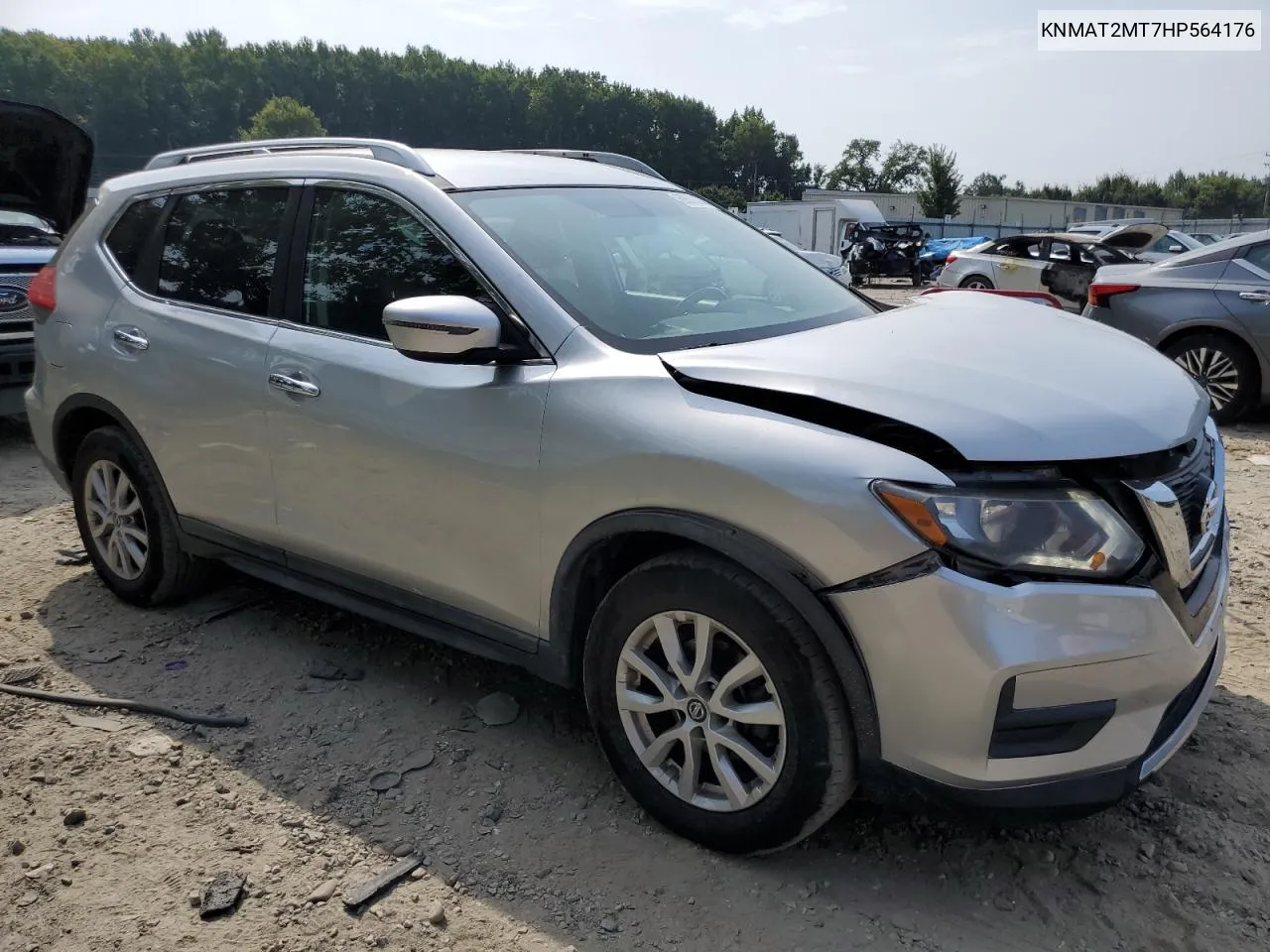 2017 Nissan Rogue S VIN: KNMAT2MT7HP564176 Lot: 69008574