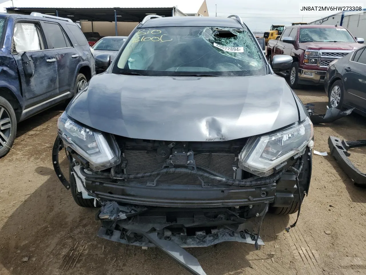 JN8AT2MV6HW273308 2017 Nissan Rogue S