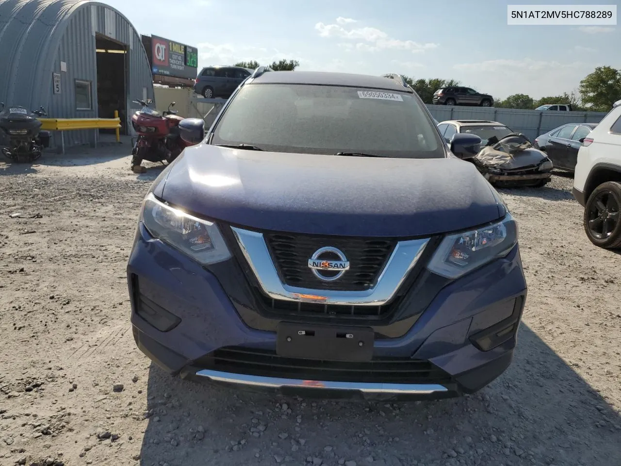 2017 Nissan Rogue Sv VIN: 5N1AT2MV5HC788289 Lot: 69050334