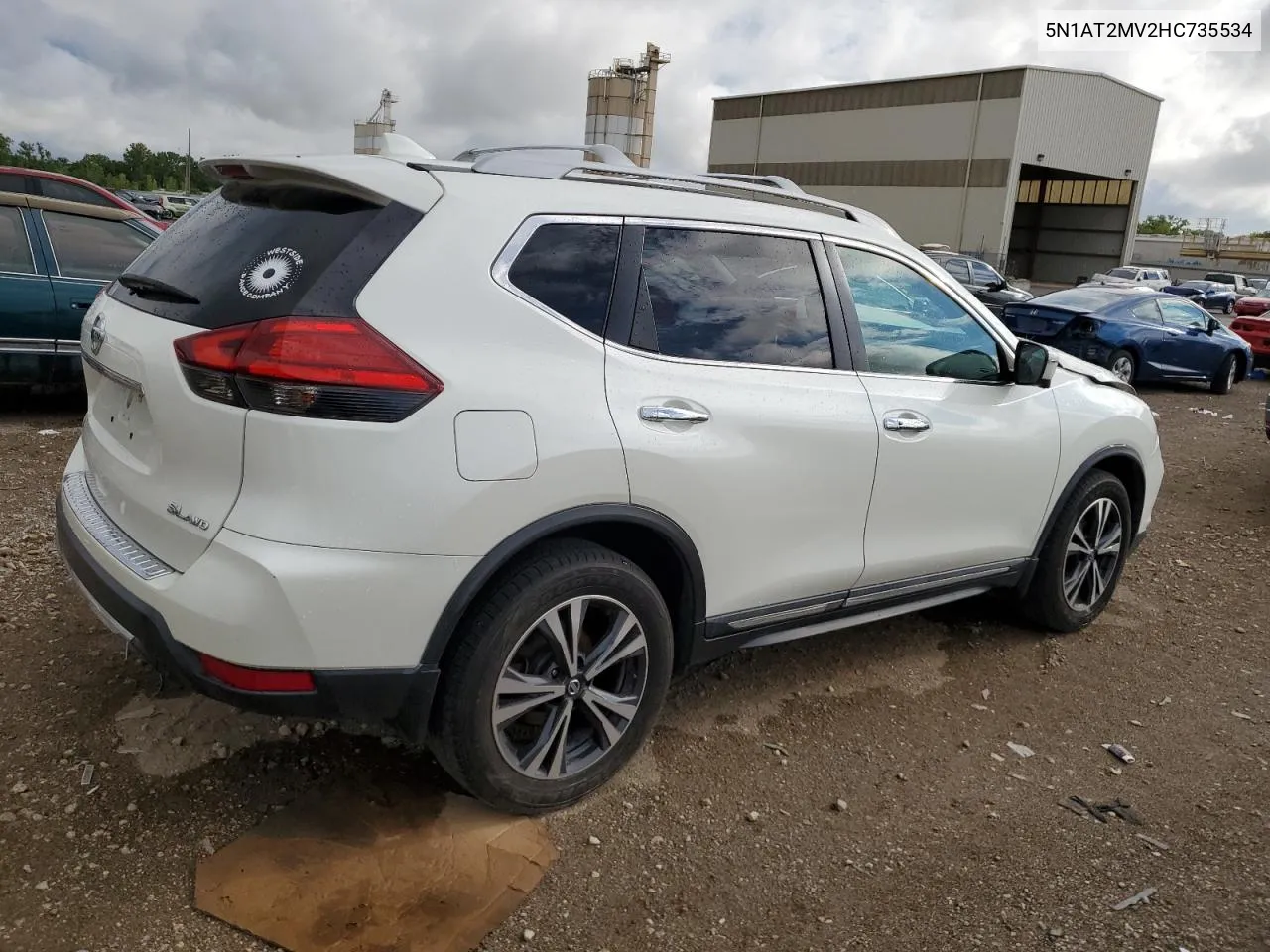 2017 Nissan Rogue Sv VIN: 5N1AT2MV2HC735534 Lot: 69050614