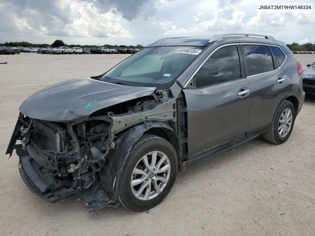 2017 Nissan Rogue S VIN: JN8AT2MT9HW148334 Lot: 69166134