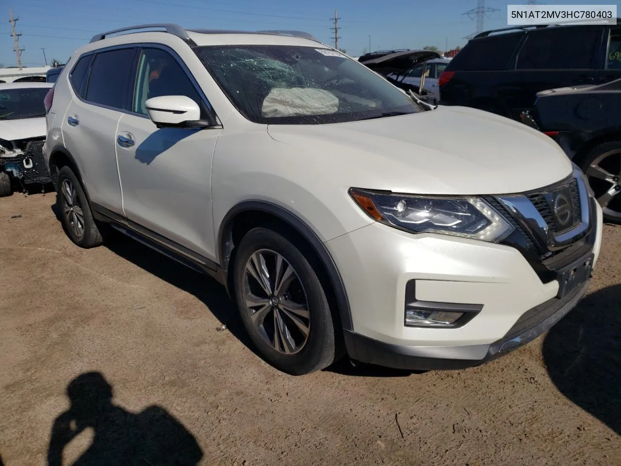 2017 Nissan Rogue Sv VIN: 5N1AT2MV3HC780403 Lot: 69167784