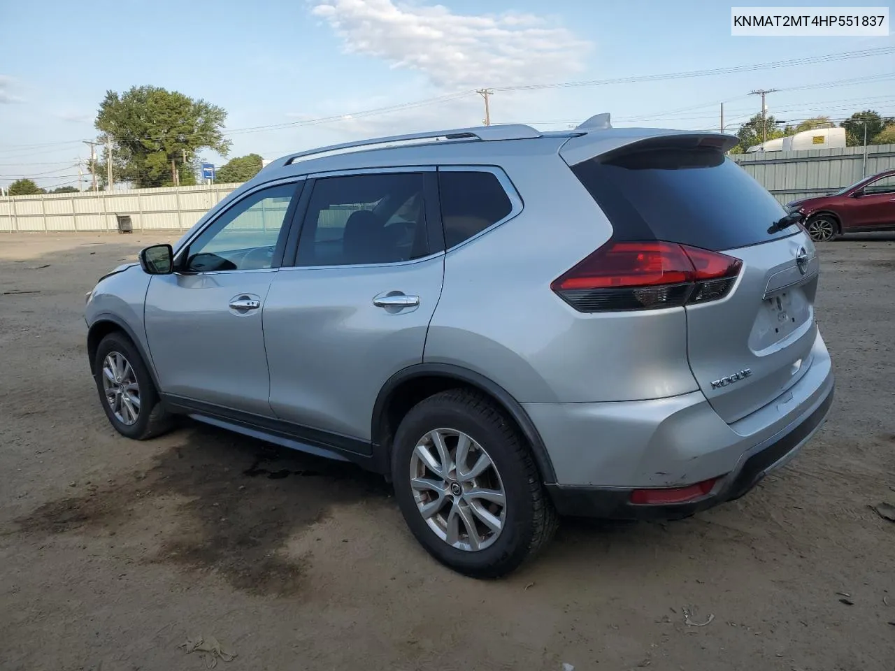 2017 Nissan Rogue S VIN: KNMAT2MT4HP551837 Lot: 69203274