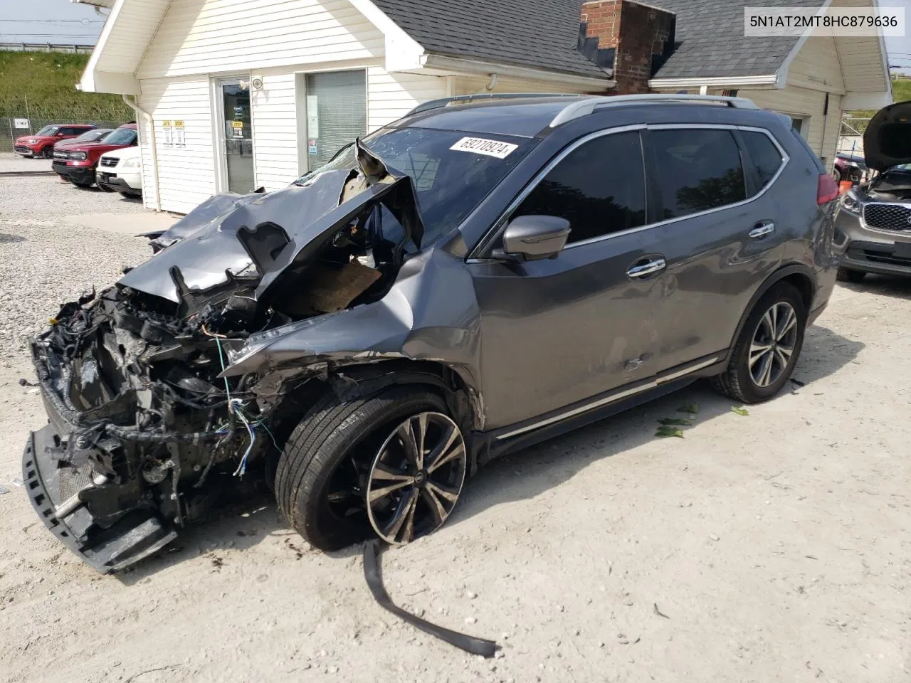 2017 Nissan Rogue S VIN: 5N1AT2MT8HC879636 Lot: 69270924