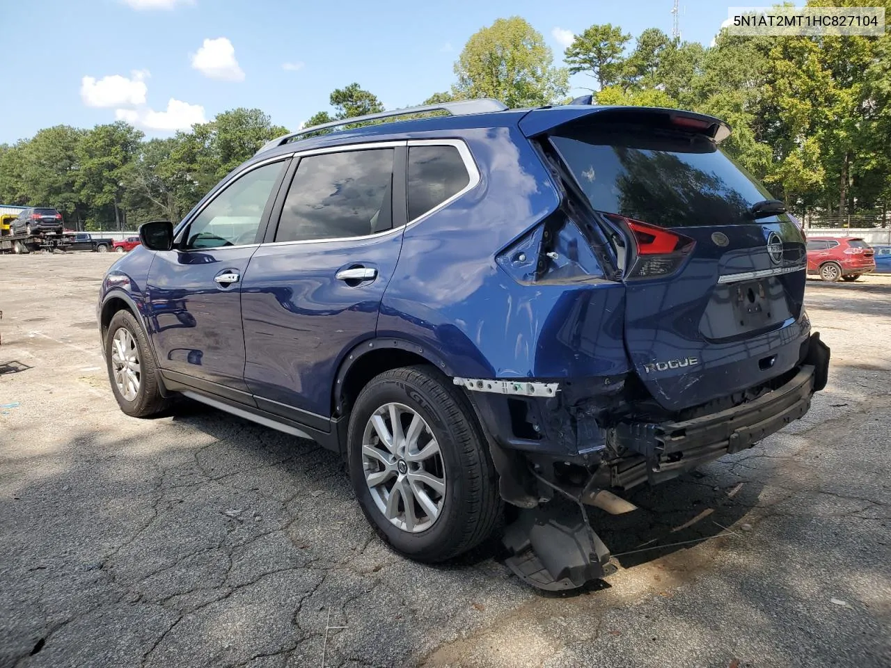 2017 Nissan Rogue S VIN: 5N1AT2MT1HC827104 Lot: 69274364