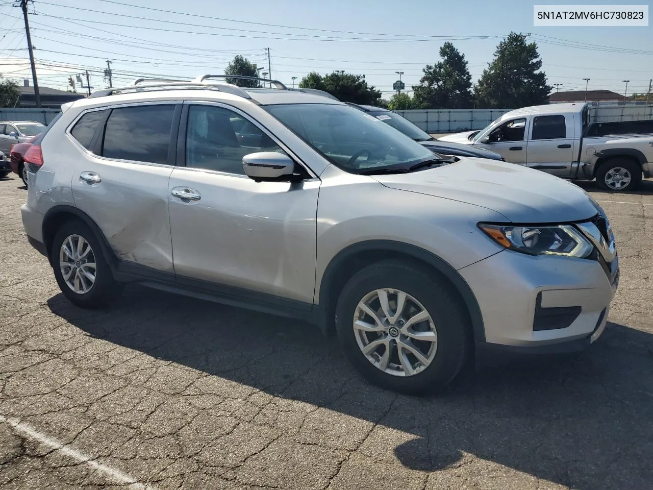 2017 Nissan Rogue Sv VIN: 5N1AT2MV6HC730823 Lot: 69311194