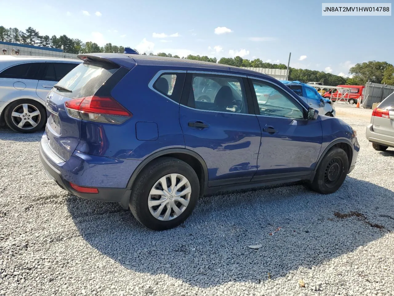 2017 Nissan Rogue S VIN: JN8AT2MV1HW014788 Lot: 69346364