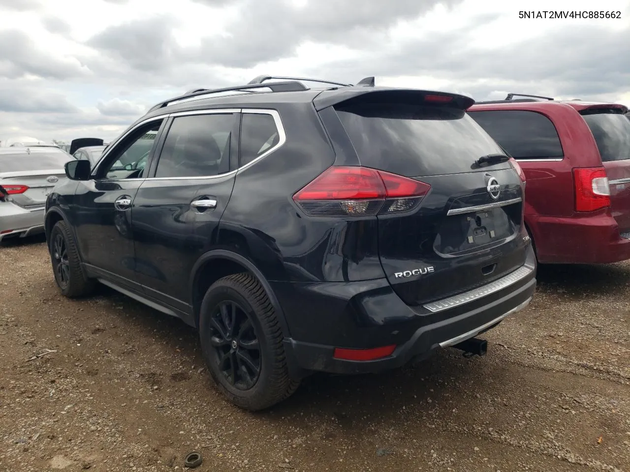 2017 Nissan Rogue Sv VIN: 5N1AT2MV4HC885662 Lot: 69374994