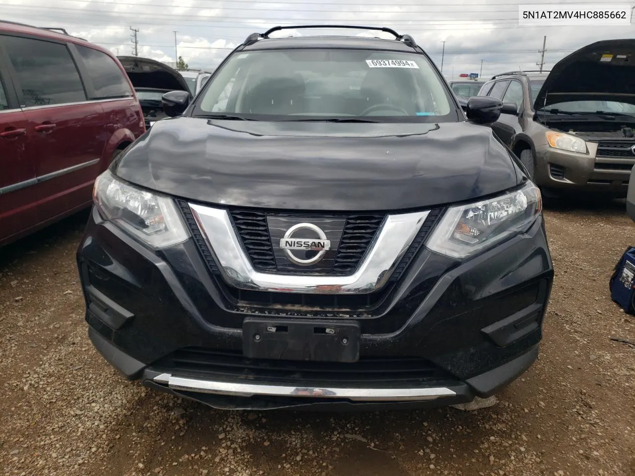 5N1AT2MV4HC885662 2017 Nissan Rogue Sv