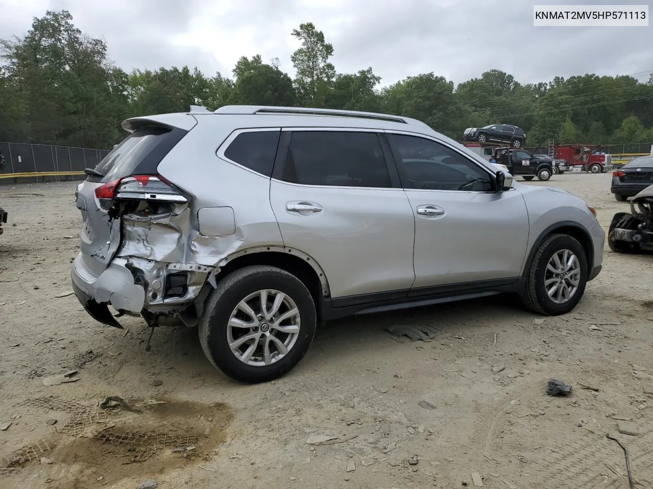 2017 Nissan Rogue S VIN: KNMAT2MV5HP571113 Lot: 69464704