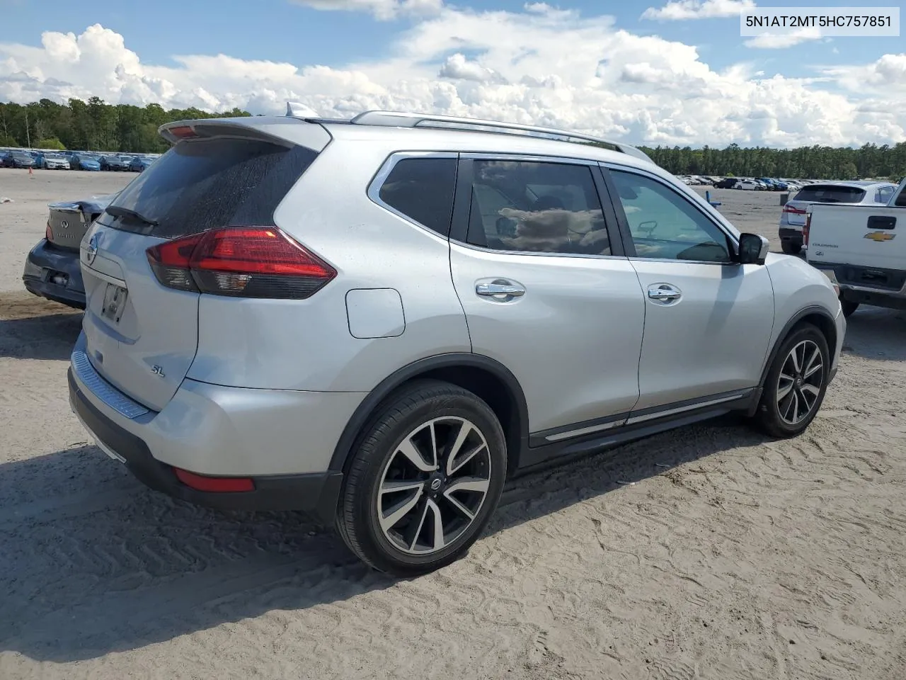 2017 Nissan Rogue S VIN: 5N1AT2MT5HC757851 Lot: 69468094