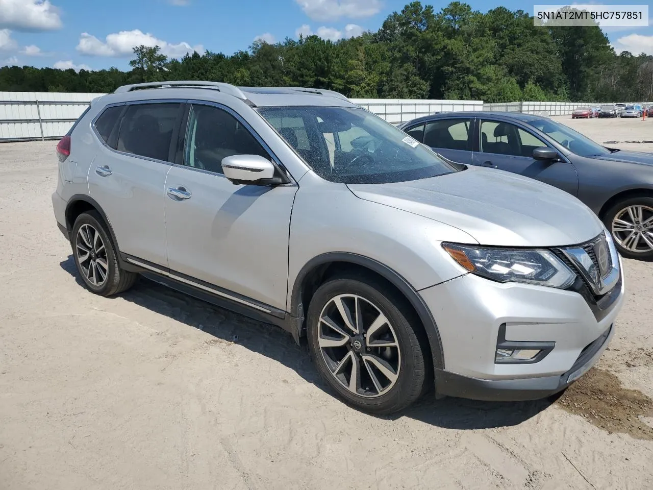 2017 Nissan Rogue S VIN: 5N1AT2MT5HC757851 Lot: 69468094