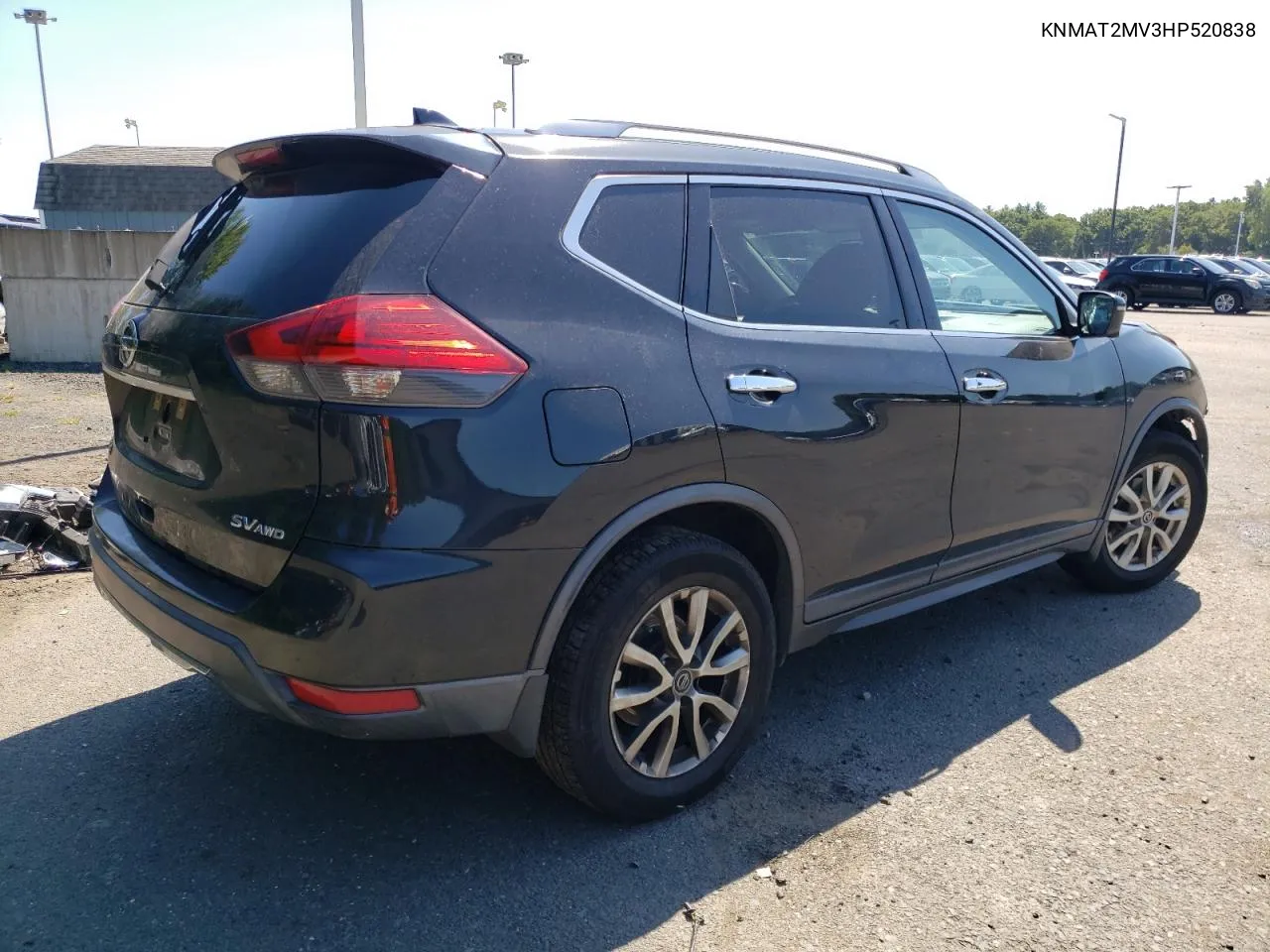 2017 Nissan Rogue S VIN: KNMAT2MV3HP520838 Lot: 69637524