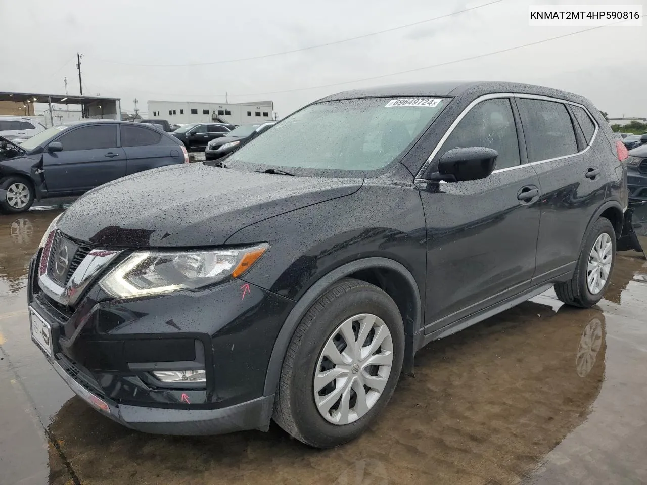 2017 Nissan Rogue S VIN: KNMAT2MT4HP590816 Lot: 69649724