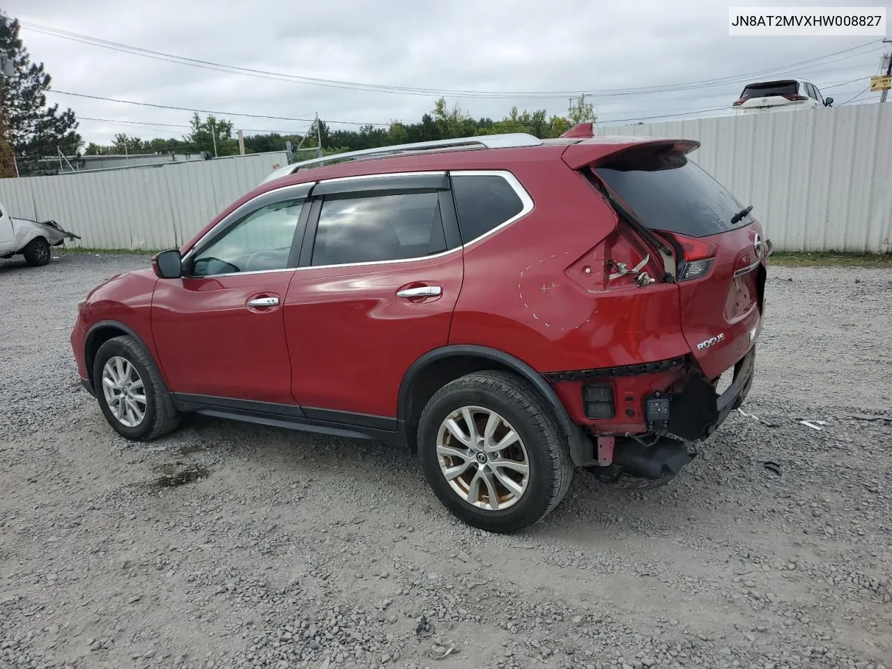 2017 Nissan Rogue S VIN: JN8AT2MVXHW008827 Lot: 69707604