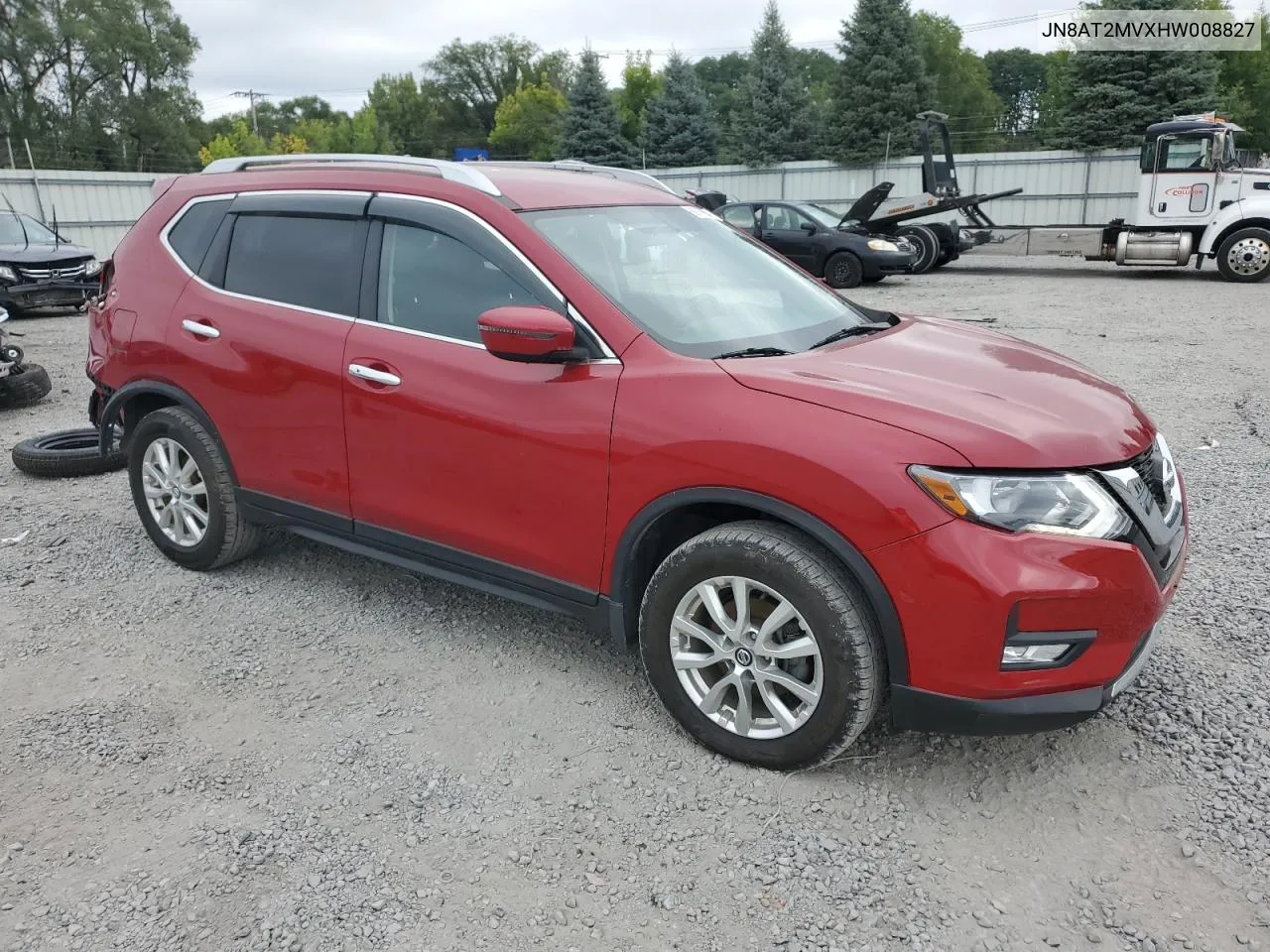 JN8AT2MVXHW008827 2017 Nissan Rogue S