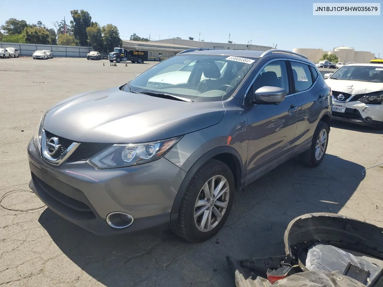 2017 Nissan Rogue Sport S VIN: JN1BJ1CP5HW035679 Lot: 69800384