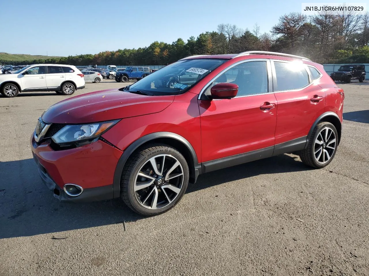 JN1BJ1CR6HW107829 2017 Nissan Rogue Sport S