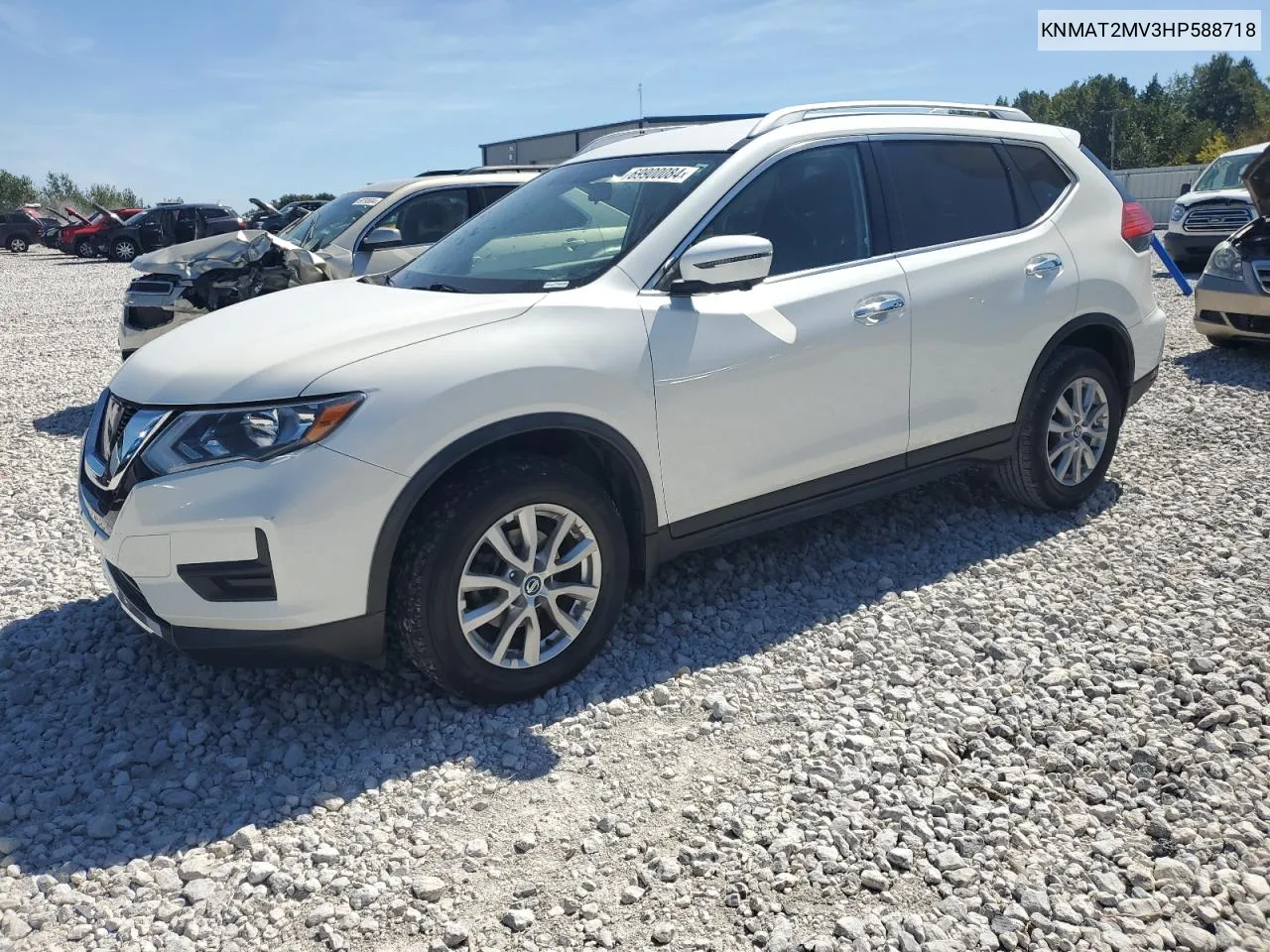 2017 Nissan Rogue S VIN: KNMAT2MV3HP588718 Lot: 69900084