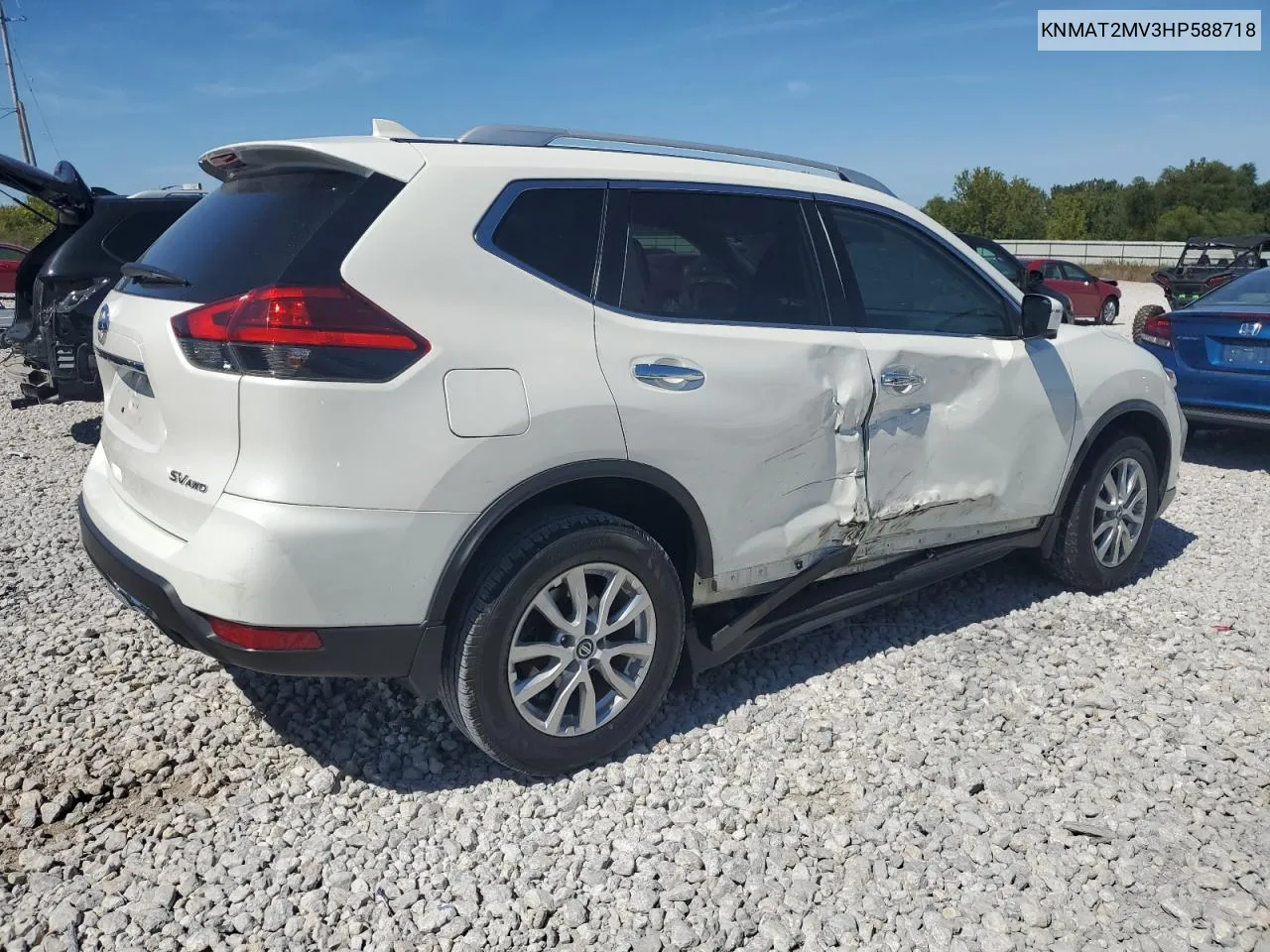 2017 Nissan Rogue S VIN: KNMAT2MV3HP588718 Lot: 69900084