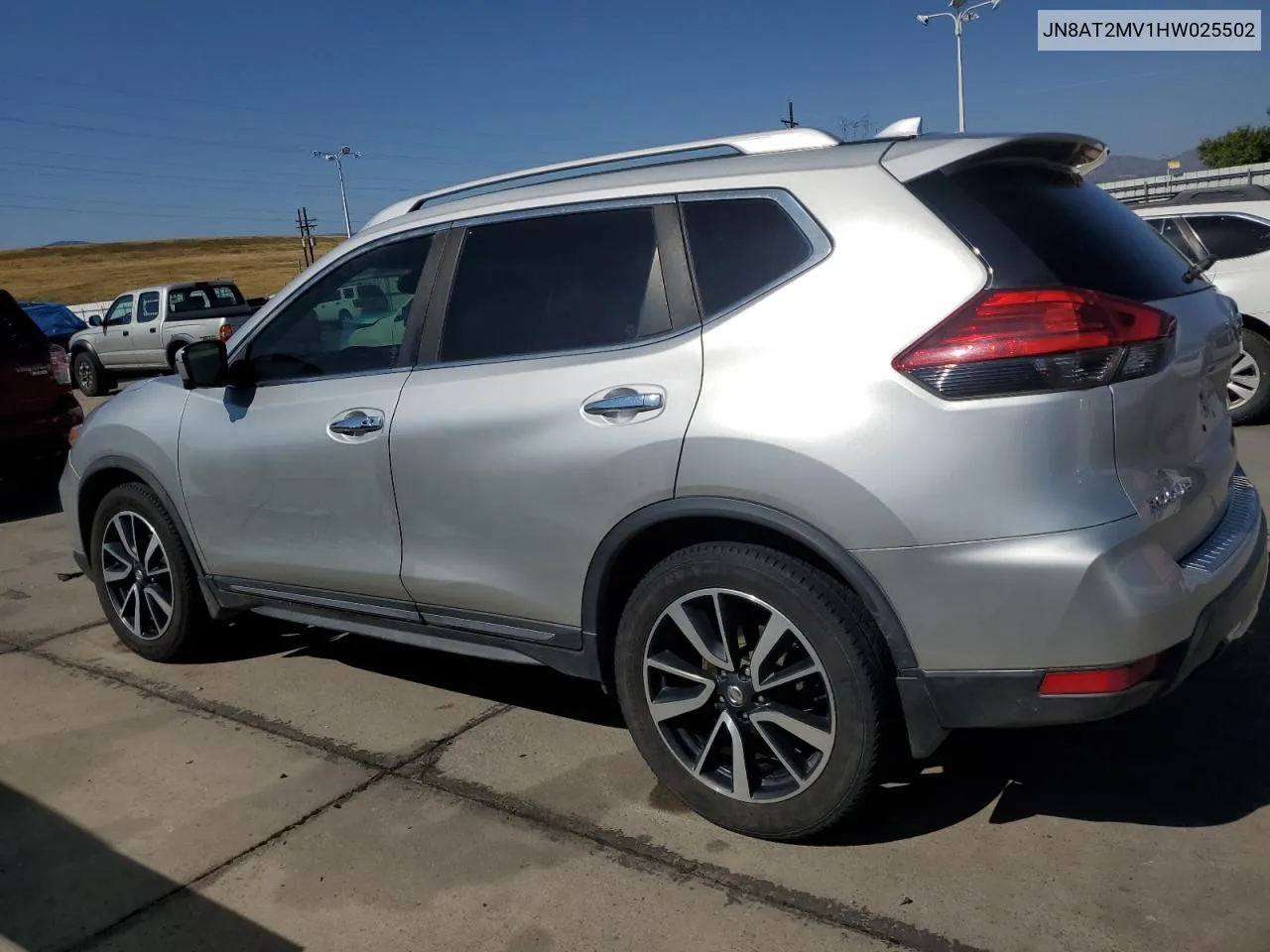 2017 Nissan Rogue S VIN: JN8AT2MV1HW025502 Lot: 69904394