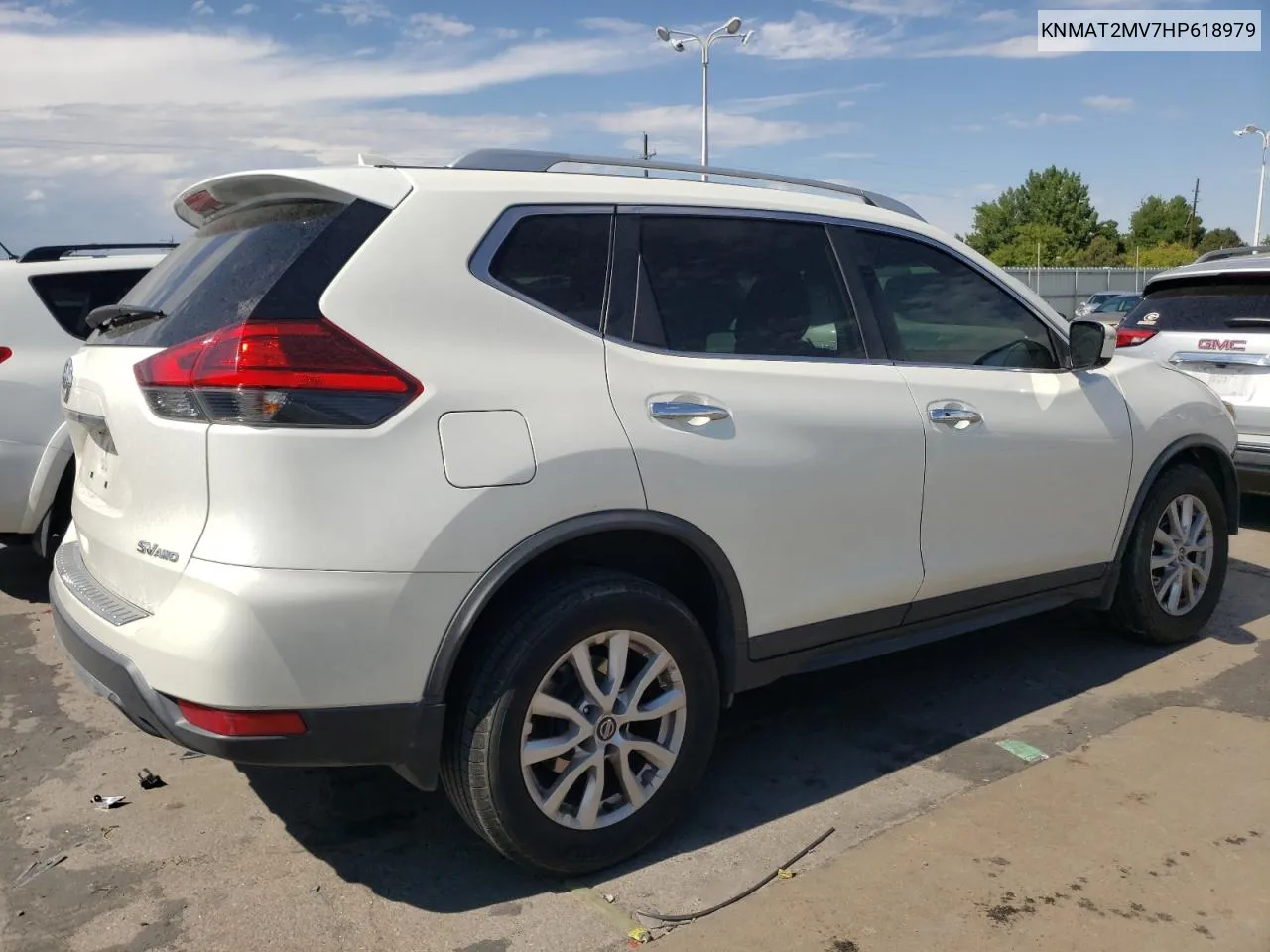 2017 Nissan Rogue S VIN: KNMAT2MV7HP618979 Lot: 69972964