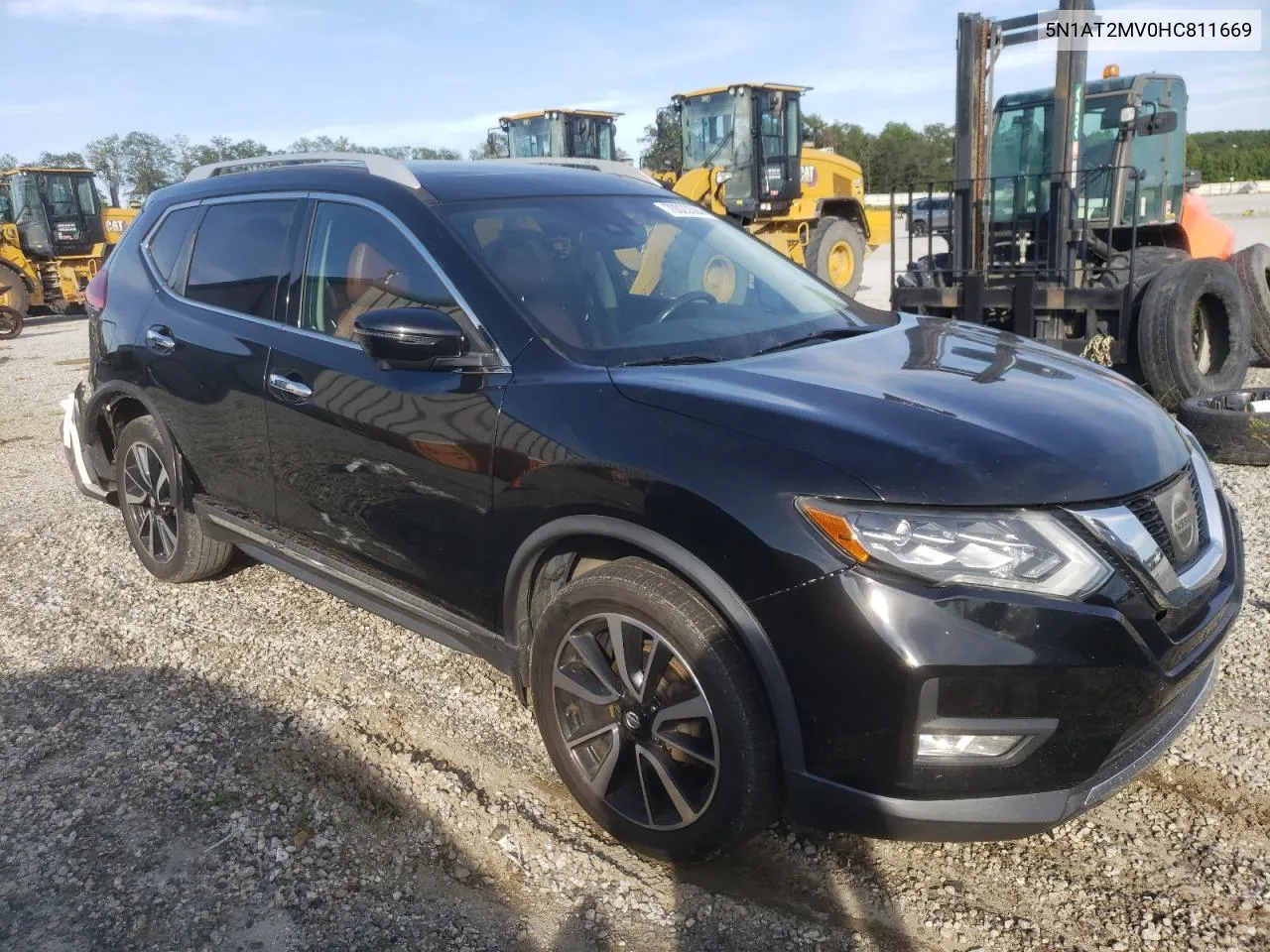 2017 Nissan Rogue Sv VIN: 5N1AT2MV0HC811669 Lot: 70023594