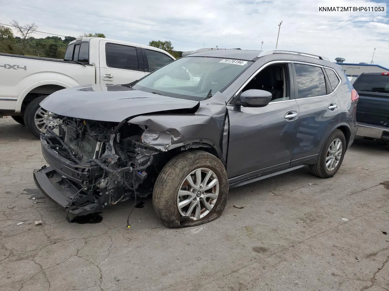 2017 Nissan Rogue S VIN: KNMAT2MT8HP611053 Lot: 70176194