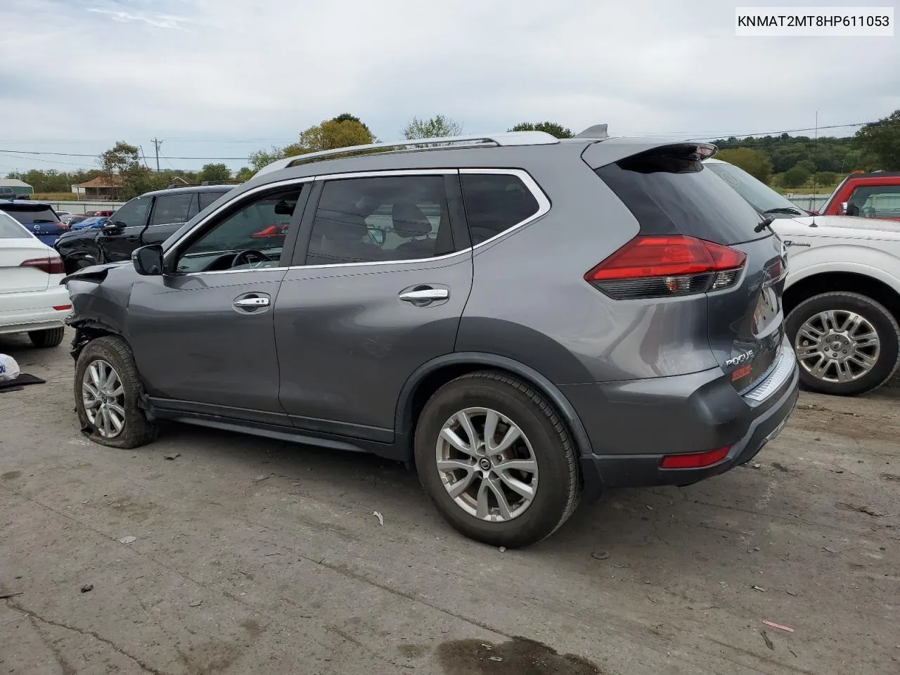 2017 Nissan Rogue S VIN: KNMAT2MT8HP611053 Lot: 70176194