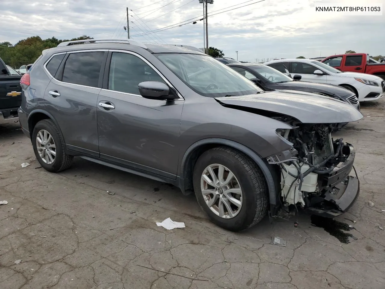 2017 Nissan Rogue S VIN: KNMAT2MT8HP611053 Lot: 70176194