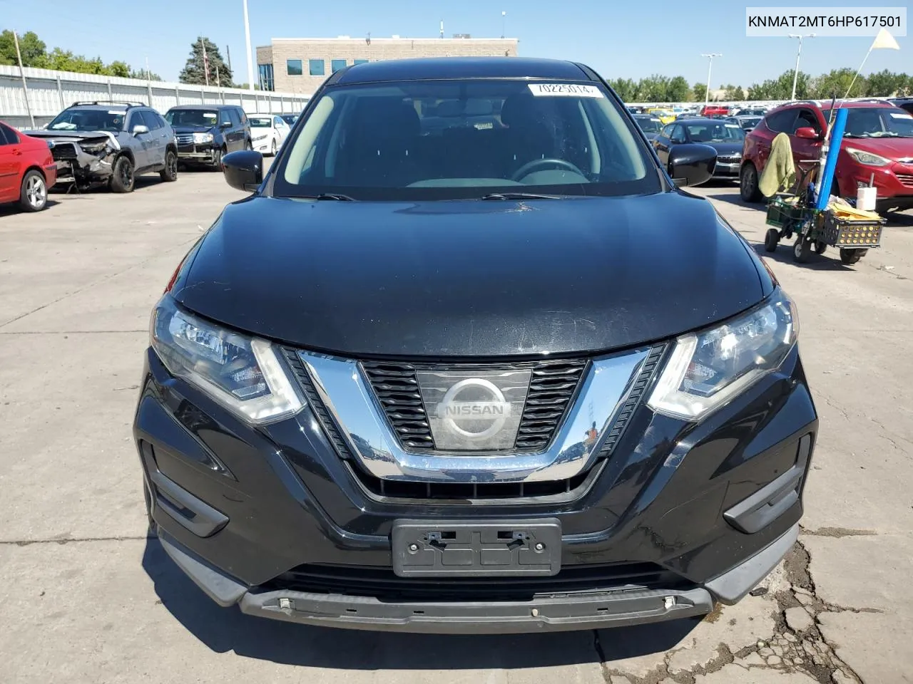 2017 Nissan Rogue S VIN: KNMAT2MT6HP617501 Lot: 70225014