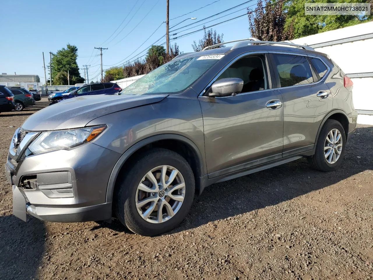 2017 Nissan Rogue S VIN: 5N1AT2MM0HC738021 Lot: 70264534