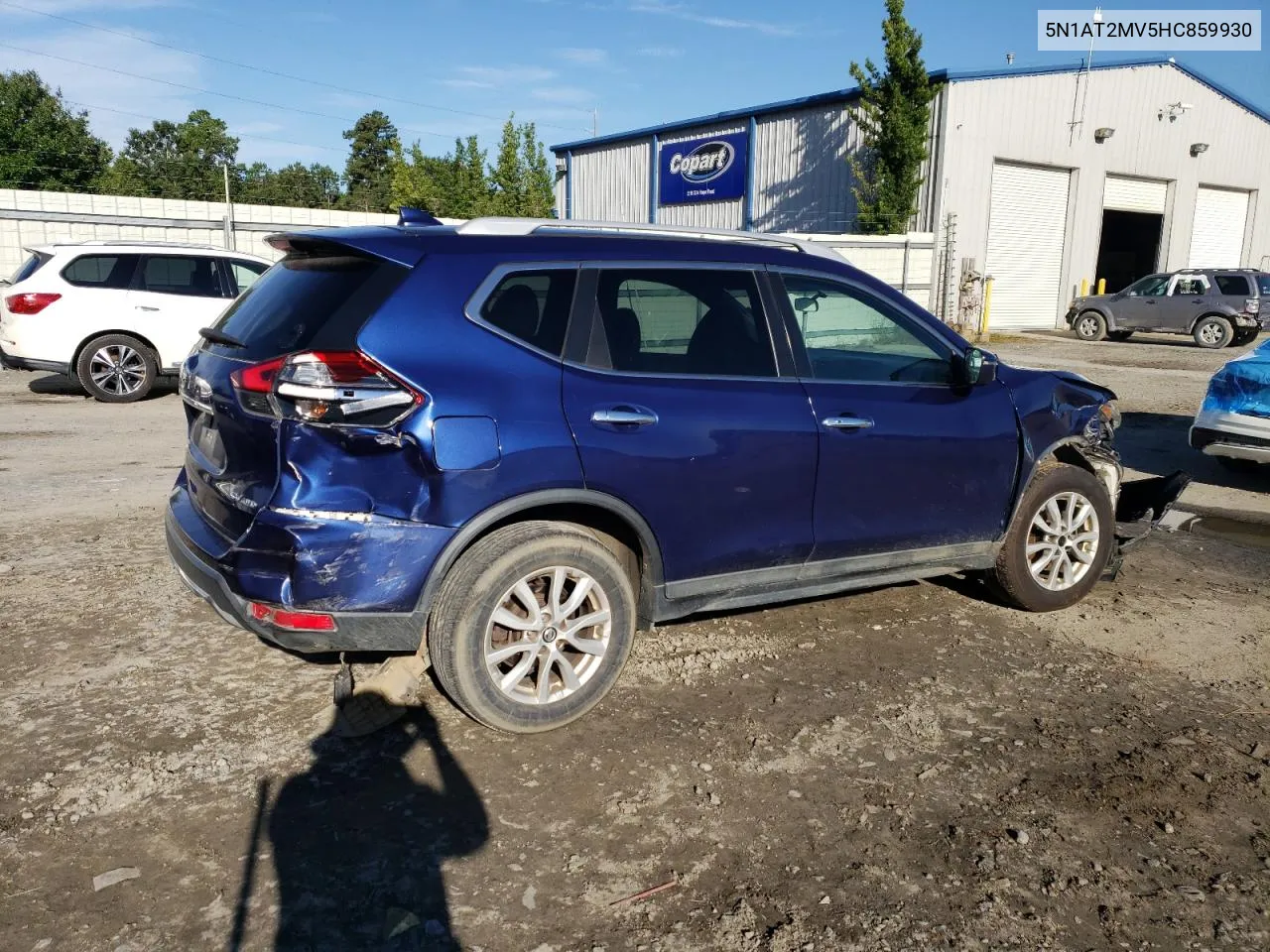 5N1AT2MV5HC859930 2017 Nissan Rogue Sv