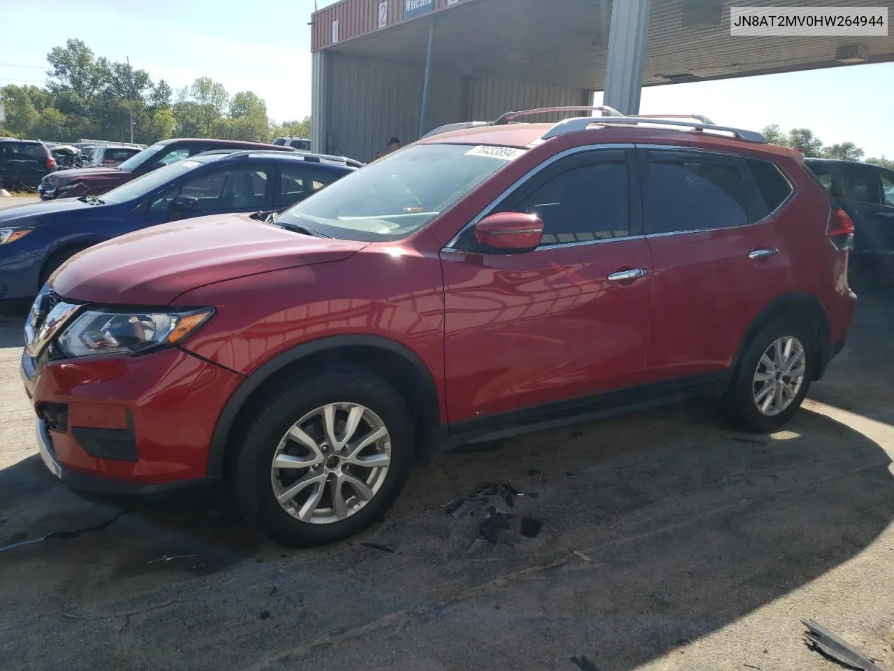 JN8AT2MV0HW264944 2017 Nissan Rogue S